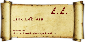 Link Lívia névjegykártya